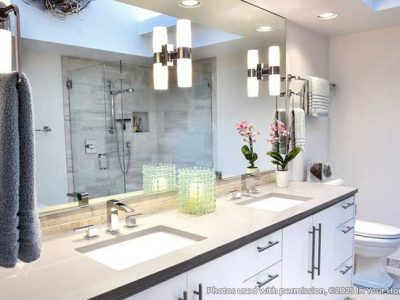 Bathroom Light Fixture Replacement Services